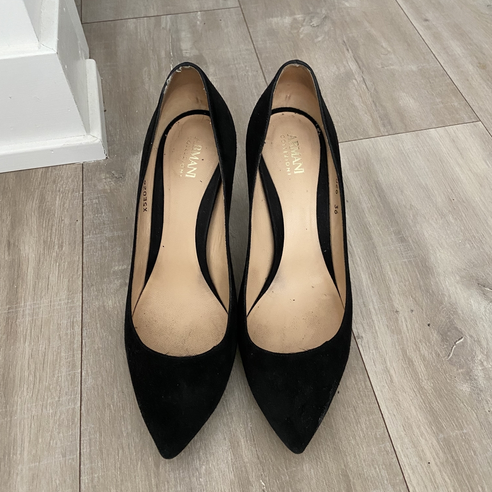 Armani Collezioni Black Heels